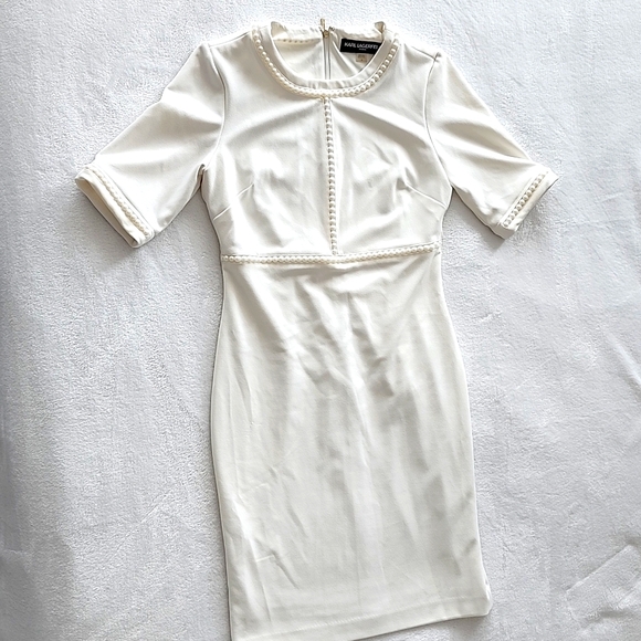 Karl Lagerfeld White Pearl Dress - Picture 1 of 7
